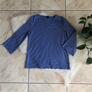 Ann Taylor Eyelet Blouse